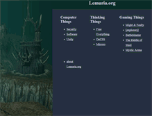 Tablet Screenshot of lemuria.org